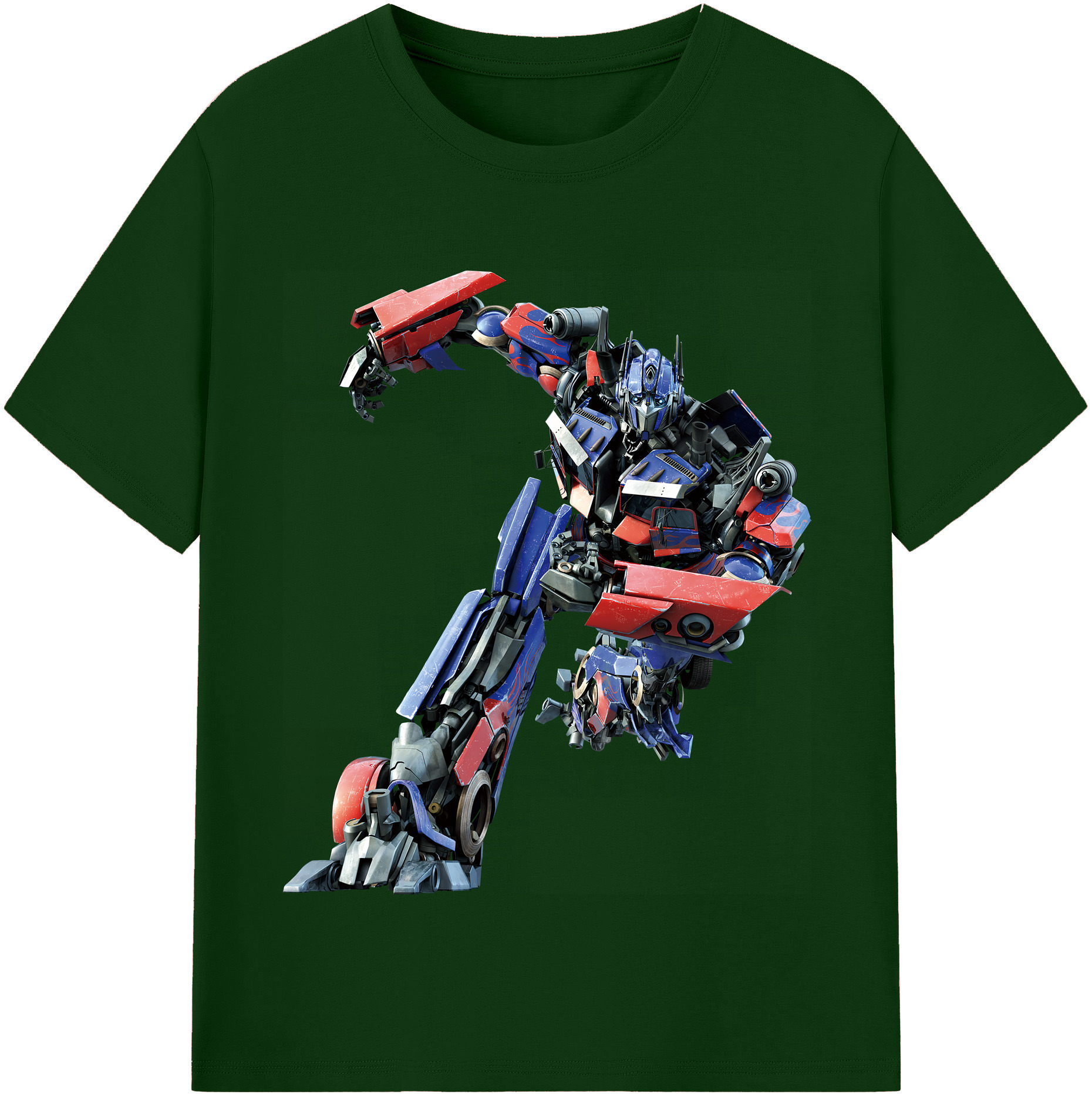 （画像用） Transformers トランスフォーマー 綿100％半袖Tシャツ（フロントプリント）